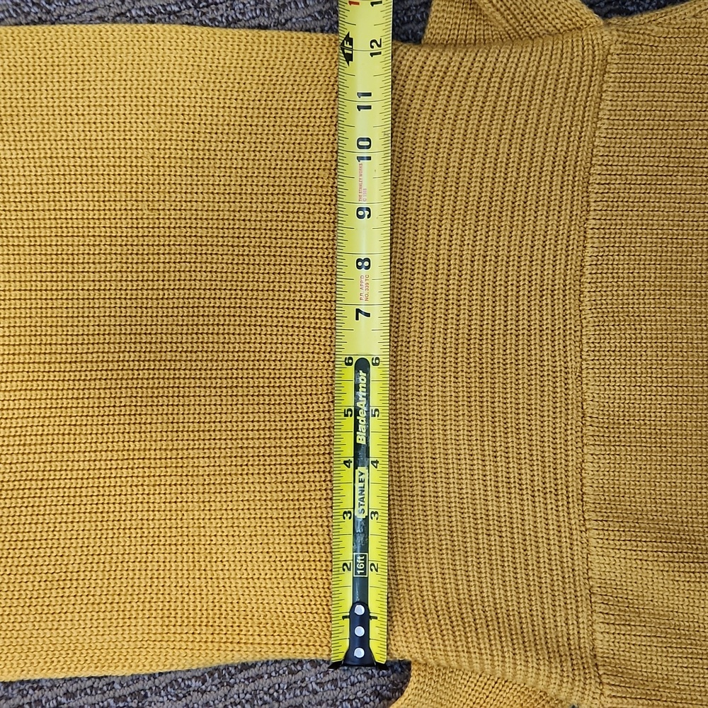 Free People Mustard Yellow Knit Bow Strap Dress - Picture 9 of 16
